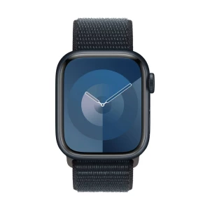 Apple Watch Series 9 GPS + Cellular 41 mm ponoćno aluminijsko kućište s ponoćnom sportskom petljom Apple Watch Series 9 GPS + Cellular 41 mm kućište od aluminija Sport Loop ponoć slika