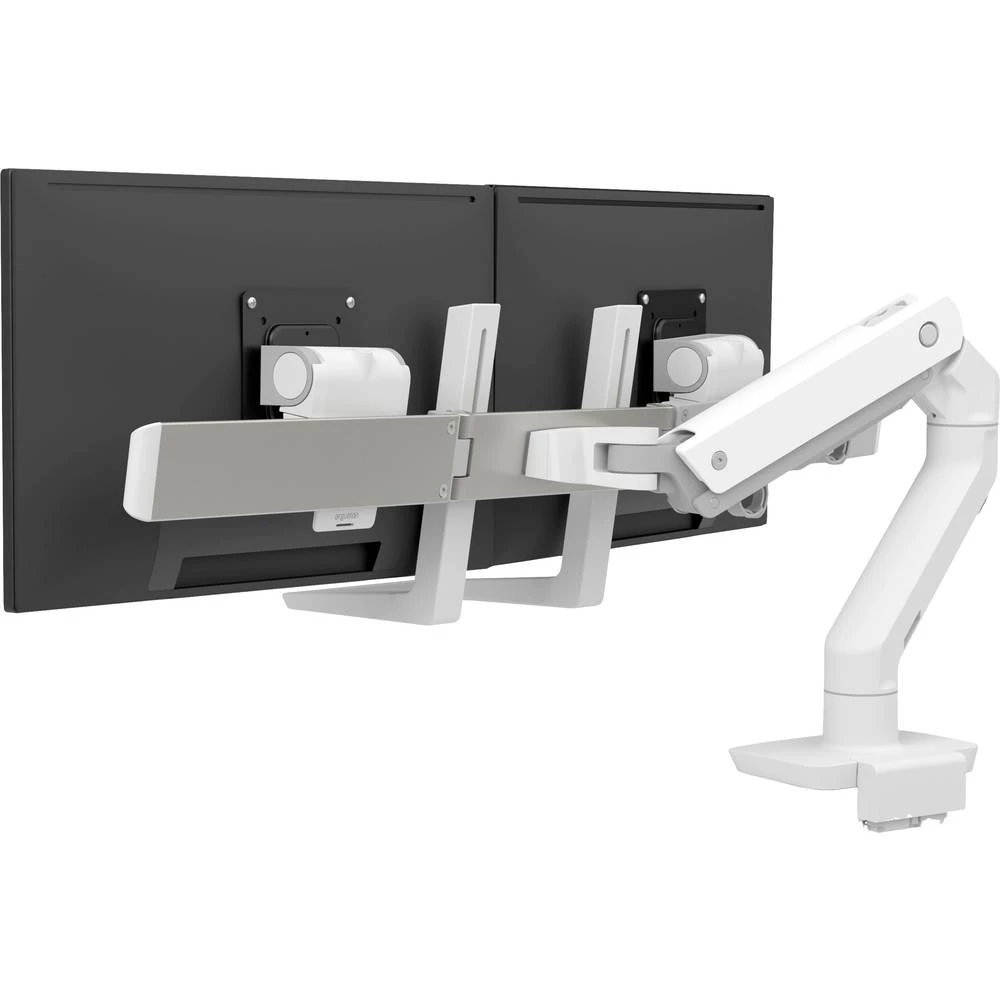 Ergotron HX Dual Arm Desk Mount 2-struki stolni nosač za monitor 38,1 cm (15") - 81,3 cm (32") bijela vrtljivi nosač, p slika