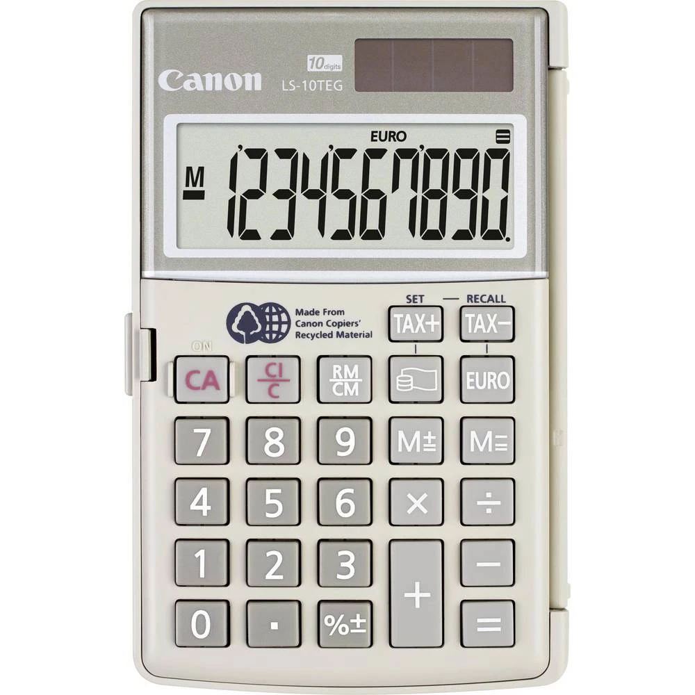 Canon Taschenrechner LS-10 TEG džepni kalkulator siva slika