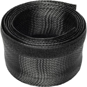 Digitus cijev za vezanje kablova polistiren, plastika crna fleksibilno (D x Š x V) 2000 x 85 x 3 mm 1 St. DA-90507 slika