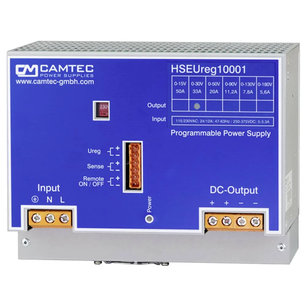 Camtec HSEUREG10001.130(R2) DIN-napajanje (DIN-letva) 130 V 1.008 W Content 1 kom. slika