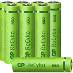 GP Batteries ReCyko+ HR03 micro (AAA) akumulator NiMH 850 mAh 1.2 V 8 St.