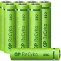 GP Batteries ReCyko+ HR03 micro (AAA) akumulator NiMH 850 mAh 1.2 V 8 St. slika