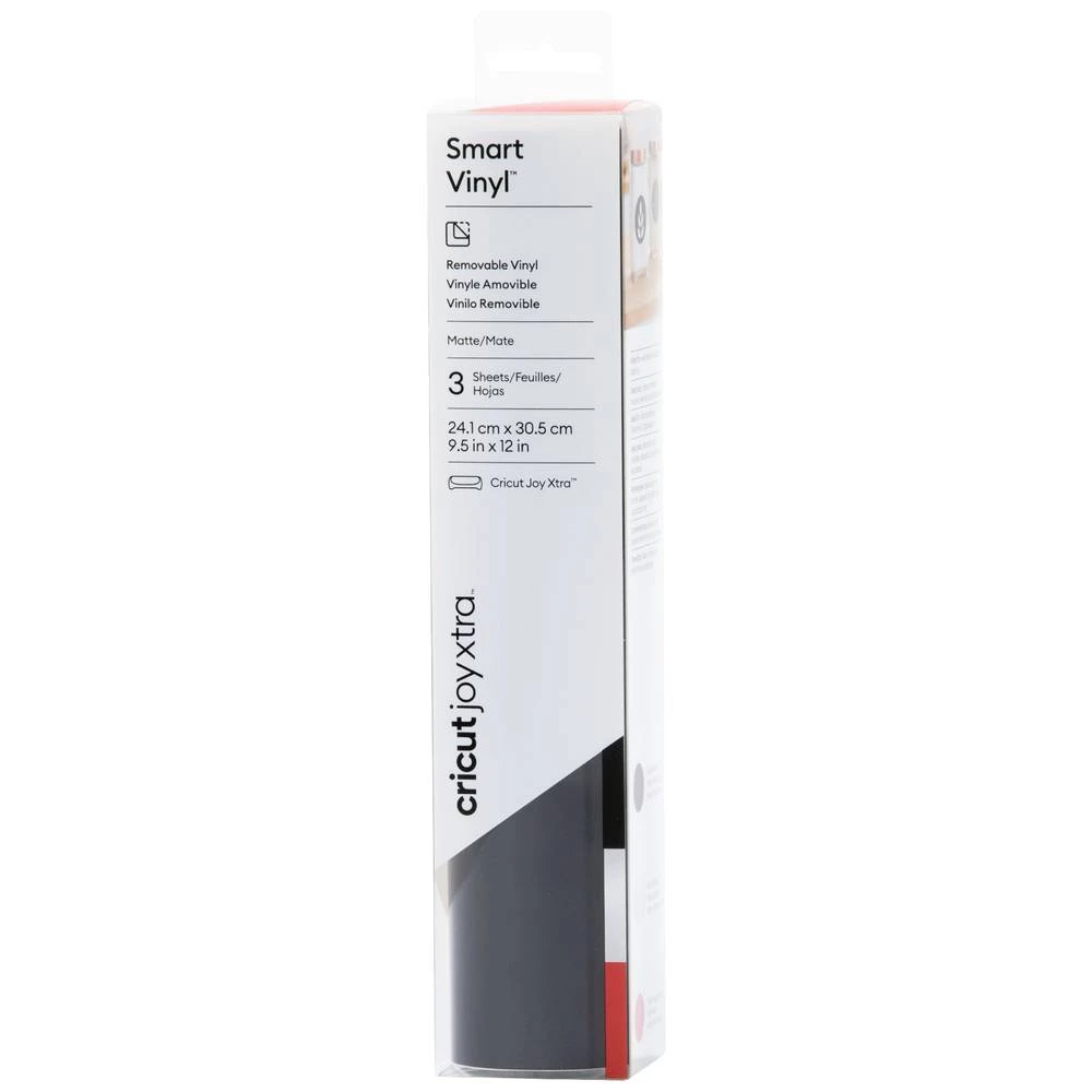 Cricut Smart Vinyl Removable Joy Xtra set folije Širina reza 30.5 cm bijela, crna, crvena slika