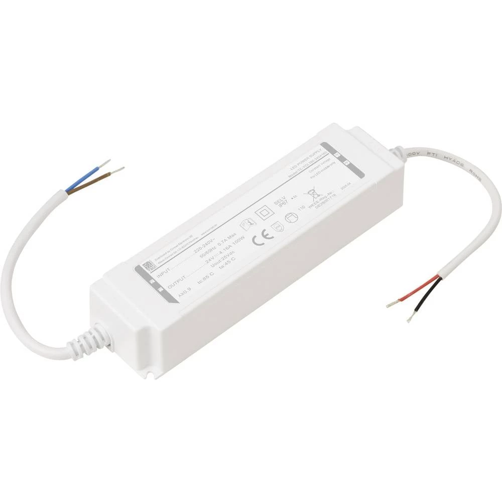 TRU COMPONENTS TC-YCL100-2404160 LED transformator konstantni napon 18 W 4.16 A 22.8 - 25.2 V/DC 1 kom. slika