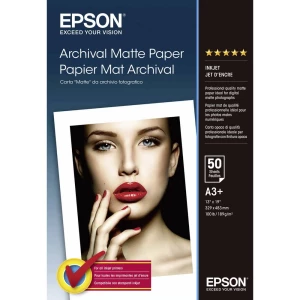 Epson Archival Matte Paper A3+ C13S041340 foto papir din a3+ 189 g/m² 50 list mat, strukturirana površina slika
