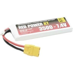Red Power lipo akumulatorski paket za modele 7.4 V 3500 mAh  25 C softcase XT90 slika