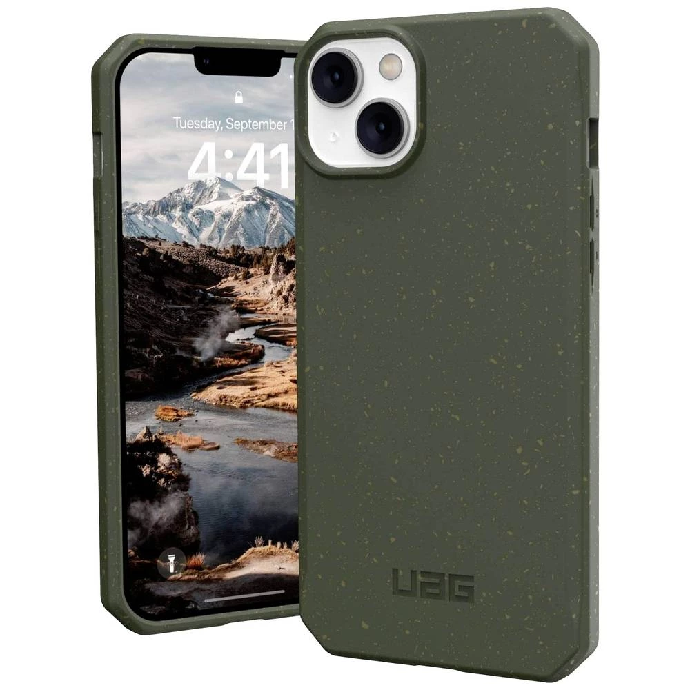 Urban Armor Gear Outback-BIO Pogodno za model mobilnog telefona: iPhone 14 Plus, maslinasta Urban Armor Gear Outback-BIO case Apple iPhone 14 Plus maslinasta slika