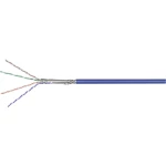Mrežni kabel CAT 5e SF/UTP 4 x 2 x 0.12 mm² Plava boja Goobay 93270 100 m