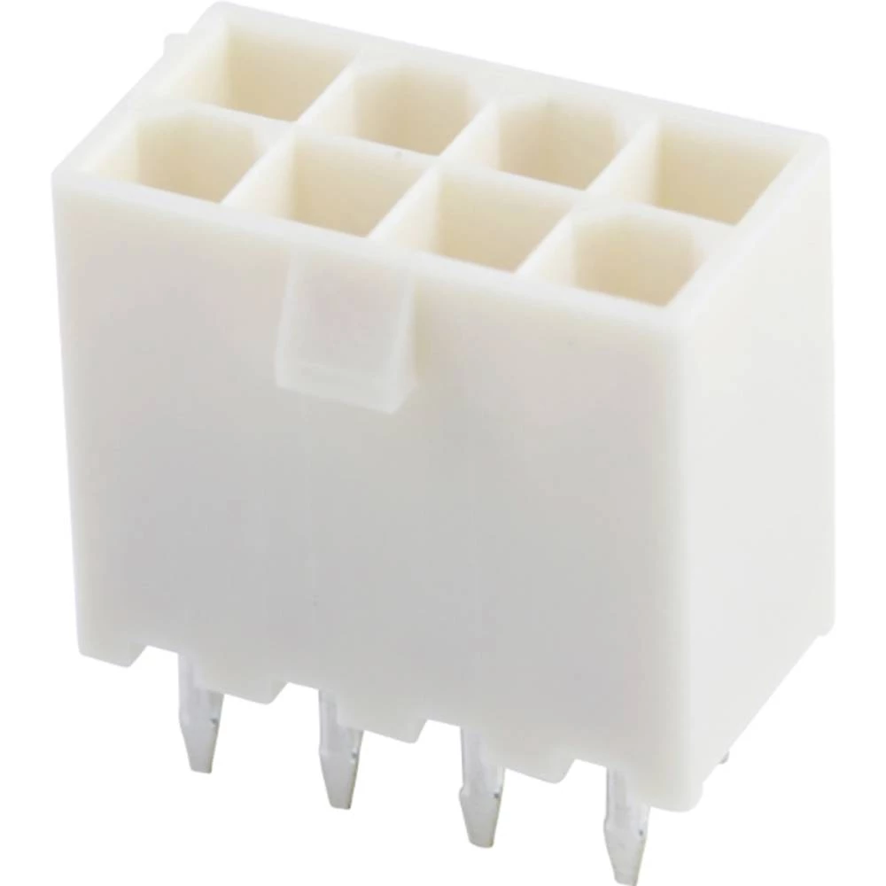 Molex ugradna standardna letva sa ženskim kontaktima  Ukupan broj polova 8 Raster: 4.2 mm 39288080 1 St. Bag slika