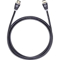 Oehlbach HDMI Priključni kabel [1x Muški konektor HDMI - 1x Muški konektor HDMI] 0.75 m Crna slika