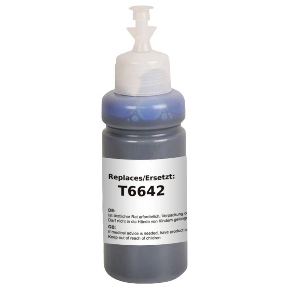 Renkforce tinta za punjenje zamijenjen Epson T6642 kompatibilan cijan 100 ml RF-EINKT6642C RF-6728548 slika