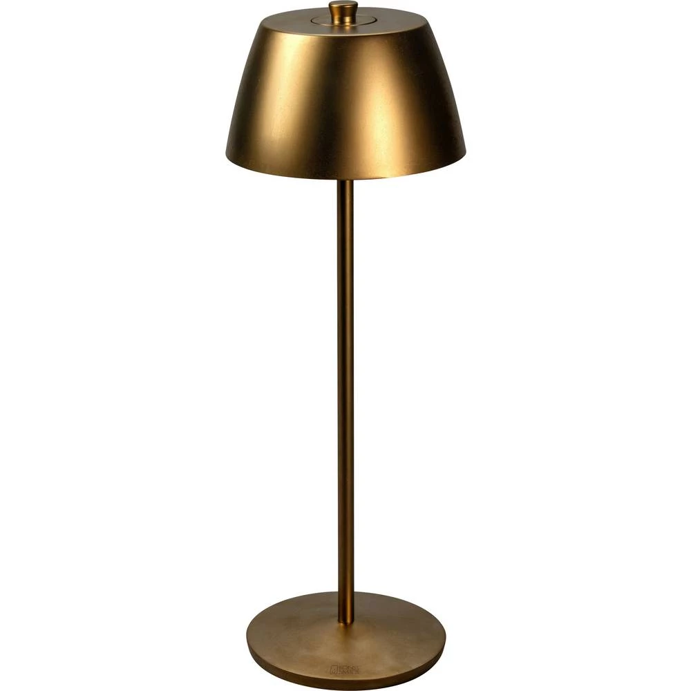 Konstsmide 7840-901 Eze LED akumulatorska stolna lampa bakrena mat slika