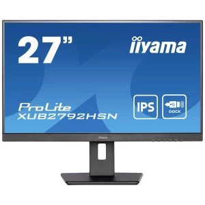 Iiyama PROLITE XUB2792HSN-B5 LED zaslon 68.6 cm (27 palac) Energetska učinkovitost 2021 E (A - G) 1920 x 1080 piksel Full HD 4 ms HDMI™, DisplayPort, USB-C®, USB, slušalice (3.5 mm jack), RJ45 IPS LED slika