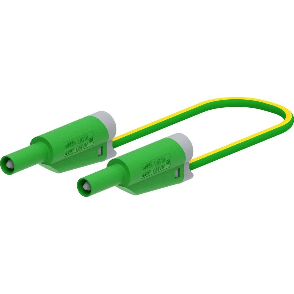 Electro PJP 2711-IEC-CD1-100V mjerni vod banana utikač 4 mm 1 m zelena 1 kom. slika