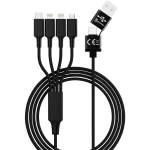 Smrter            USB-C™ utikač, Apple Lightning utikač, USB-Micro-B 3.0 utikač    1.20 m    crna