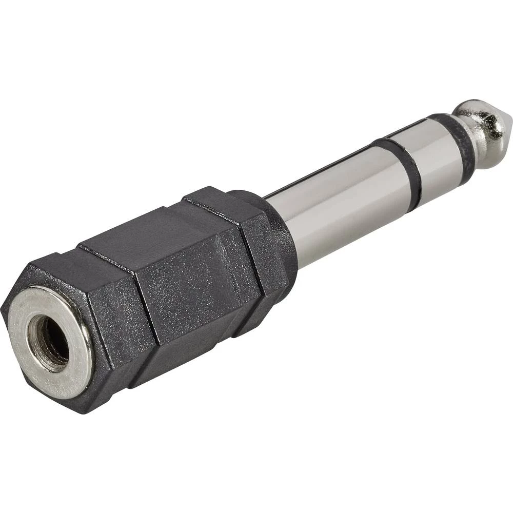 SpeaKa Professional-Audio adapter, 6.3mm muški JACK konektor/3.5mm ženski JACK k slika