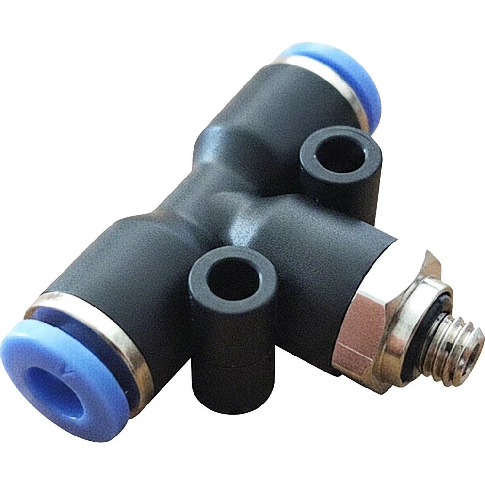 TRU COMPONENTS T-priključak TC-13863056 PB6-G01 Ø cijevi: 6 mm Veličina navoja: G 1/8 1 kom. slika