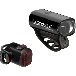 Lezyne komplet svjetla za bicikl Hecto Drive LED pogon na punjivu bateriju  crna slika