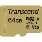 microSDXC kartica 64 GB Transcend Premium 500S Class 10, UHS-I, UHS-Class 3, v30 Video Speed Class Uklj. SD-adapter