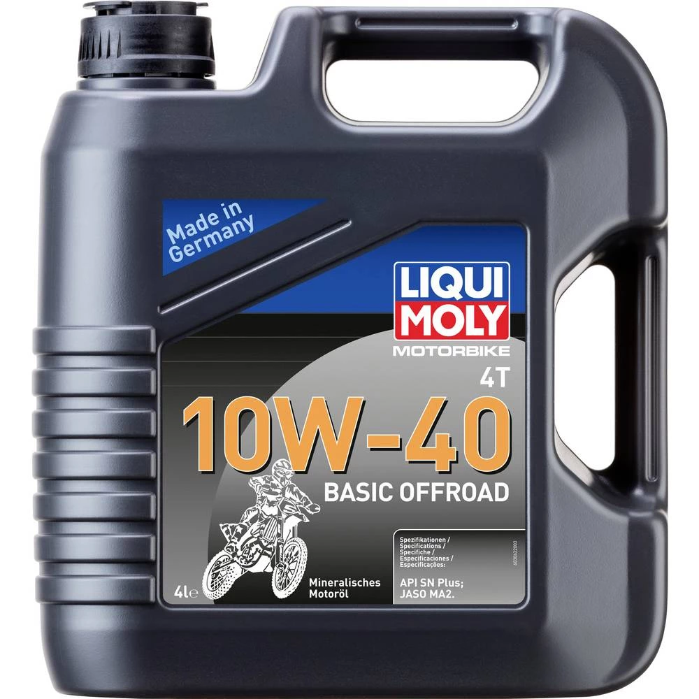 Liqui Moly Motorbike 4T 10W-40 Basic Offroad 3062 ulje za 4-taktne motore 4 l slika