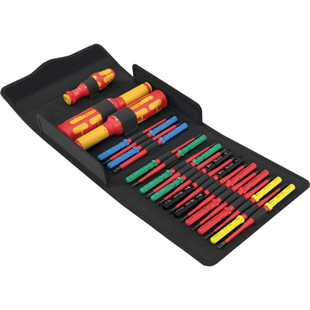 Wera Kraftform Kompakt VDE Safe-Torque Speed Schaltschrank-Set 1 VDE komplet izmjenjivih oštrica križni phillips, križni slika