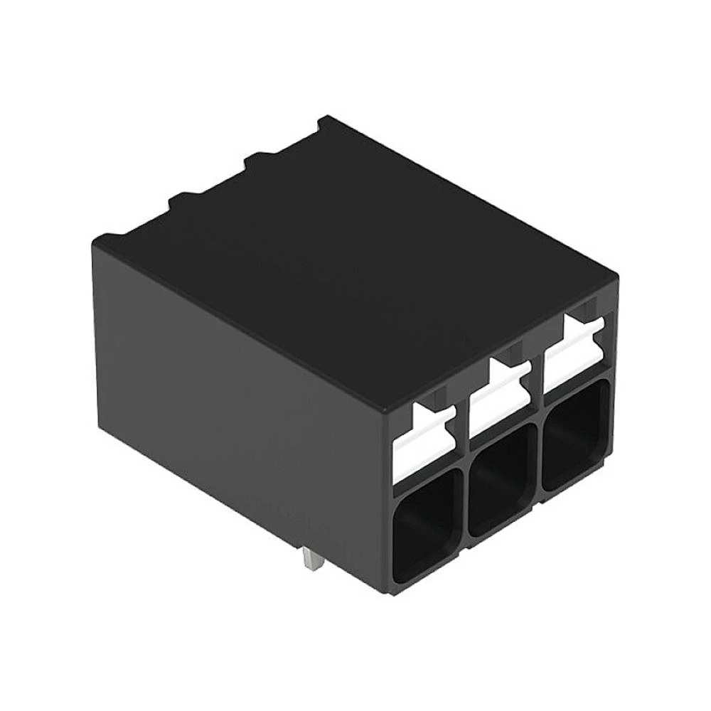 THR PCB terminal, potiskivači, 1,5 mm², Korak 3,5 mm, 3 stup, ugurati CAGE CLAMP®, 1,50 mm², crno WAGO 2086-1223 stezaljka za tiskane ploče 1.50 mm² Broj polova (broj) 3 crna 1 St. slika
