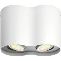 Philips Lighting Hue LED stropni reflektori 871951433846300  Hue White Amb. Pillar Spot 2 flg. weiß 2x350lm inkl. Dimmschalter GU10 10 W slika