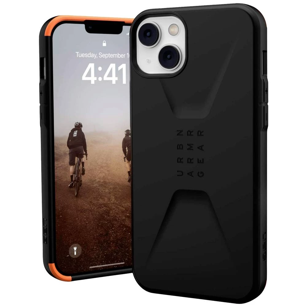 Urban Armor Gear Civilian Pogodno za model mobilnog telefona: iPhone 14 Plus, crna Urban Armor Gear Civilian case Apple iPhone 14 Plus crna slika