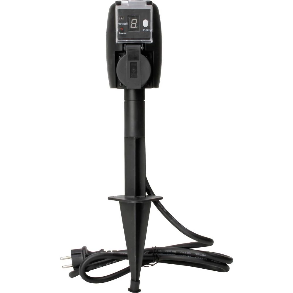 Kopp 145345015 Vrtna utičnica 2-struki Crna slika