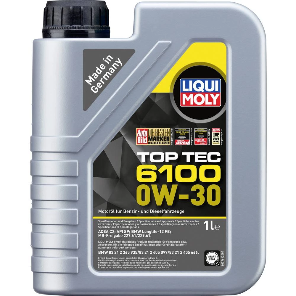 Liqui Moly Top Tec 6100 0W-30 20770 motorno ulje 1 l slika