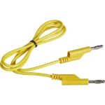 VOLTCRAFT mjerni kabel [lamelni muški konektor 4 mm - lamelni muški konektor 4 mm] 1.00 m žuta 1 St.