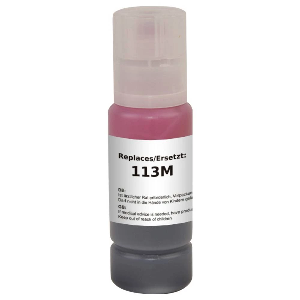 Renkforce tinta za punjenje zamijenjen Epson 113 kompatibilan purpurno crven 70 ml RF-EINK113M RF-6736462 slika