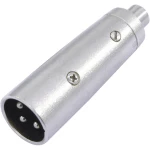 Omnitronic 30226566 XLR adapter [1x ženski cinch konektor - 1x XLR utikač 3-polni] srebrna
