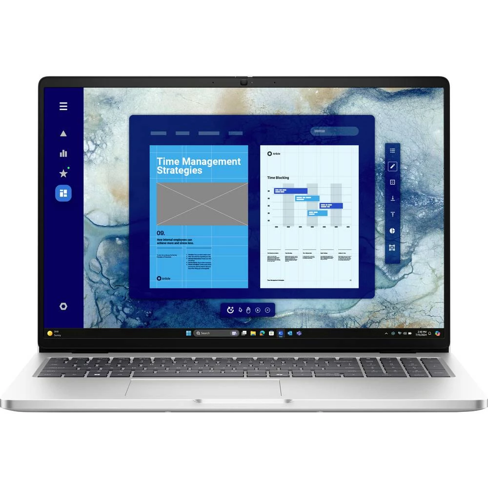Dell Notebook Pro 16 PC16250 40.6 cm (16 palac) WUXGA Intel® Core™ Ultra 5 (Series 2) 235U 16 GB RAM 512 GB SSD njemačka slika