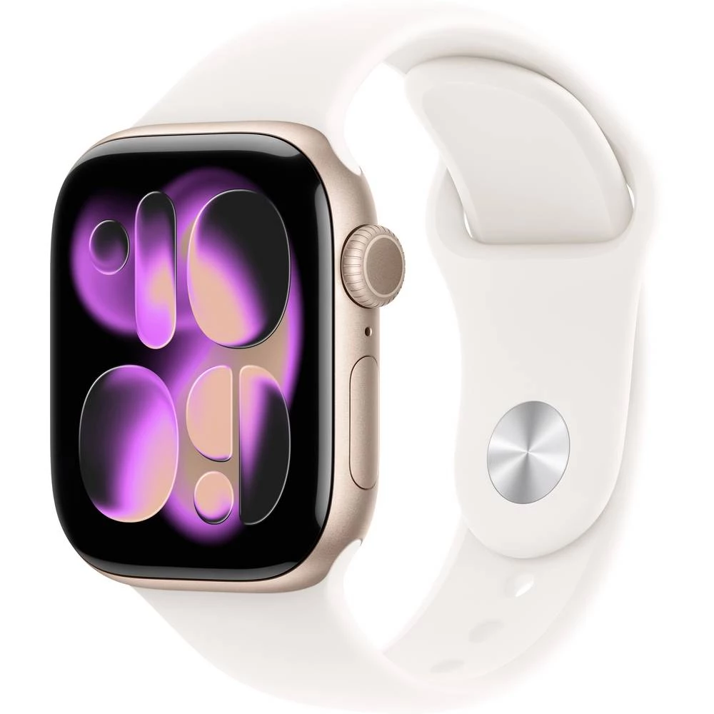 Apple Watch Series 11 GPS + Cellular 42 mm kućište od aluminija sportska narukvica blijedo ružičasta s/m slika