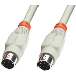 LINDY PS/2 tipkovnica/miš priključni kabel [1x muški konektor PS/2 - 1x muški konektor PS/2] 10.00 m siva