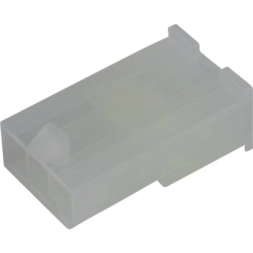 Molex 39014036 Mini-Fit Jr. Plug Housing, Single Row, 3 Circuits, UL 94V-2, without Panel Mounting Ears, Natural slika