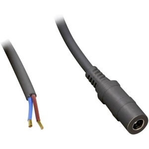 TRU COMPONENTS Niskonaponski priključni kabel Niskonaponski konektor-Kabel bez kraja 5.50 mm 2.10 mm 1 m 1 ST slika