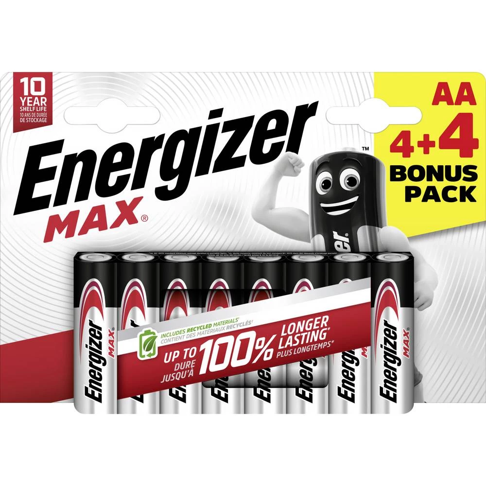 Energizer mignon (AA) baterija 1.5 V 8 kom. slika