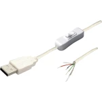 USB priključni kabel s prekidačem Ravni muški konektor TRU COMPONENTS Sadržaj: 1 ST