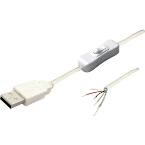 USB priključni kabel s prekidačem Ravni muški konektor TRU COMPONENTS Sadržaj: 1 ST slika