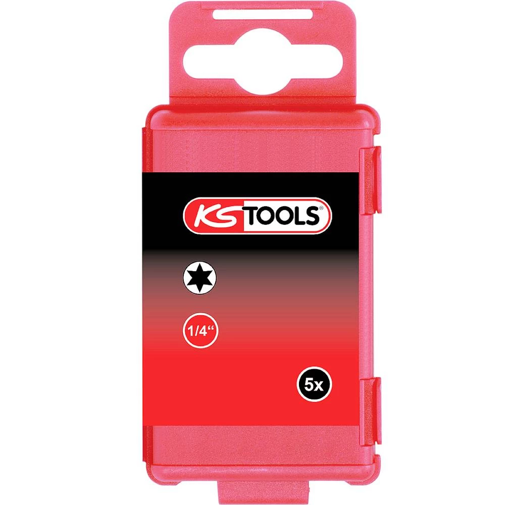 KS Tools 911.3380 9113380 Torx bit T 8 specijalni čelik poniklovani E 6.3 5 St. slika