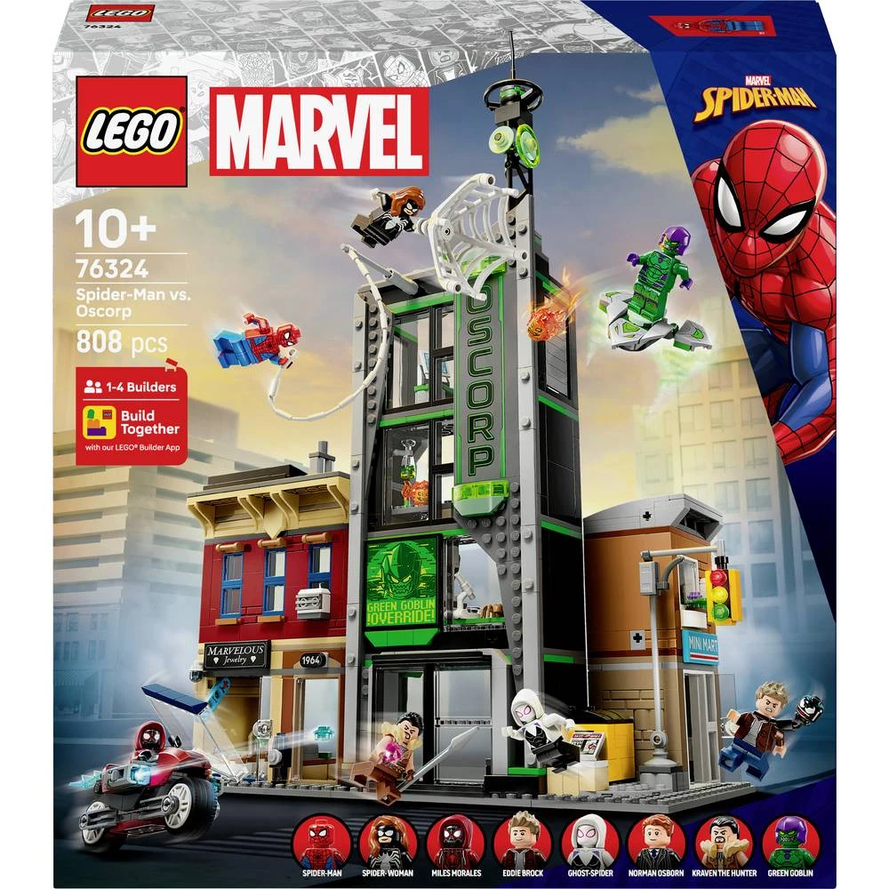 76324 LEGO® MARVEL SUPER HEROES Spider-Man protiv Oscorpa slika