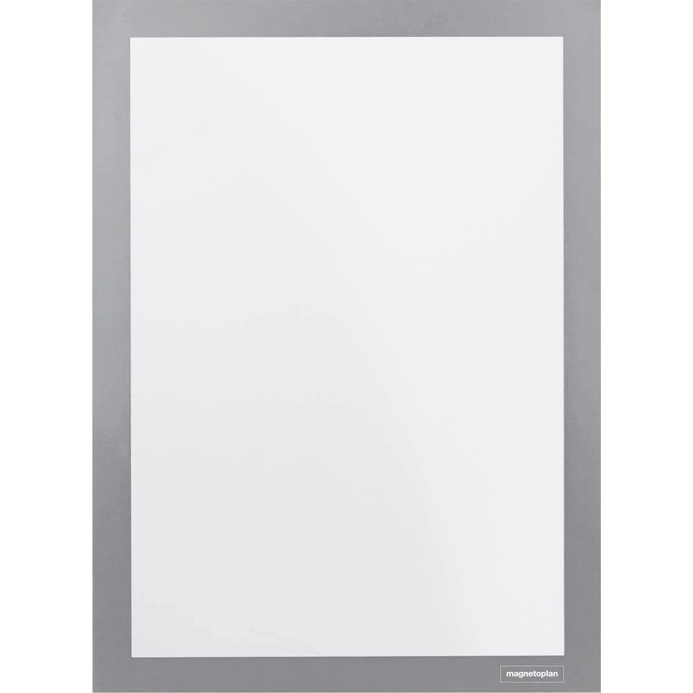 magnetoplan 1131901 okvir s informacijama, samoljepljiv siva din a4 slika