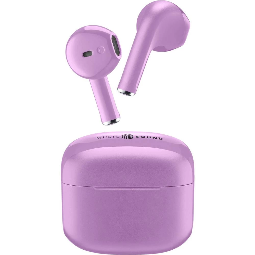 Cellularline In Ear Headset Bluetooth®, bežični ljubičasta kutija za punjenje slika