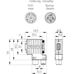 Provertha 40-5392122 Adapter za senzor/aktivator Adapter, oblik Y 1 ST