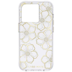 Case-Mate Floral Gems Pogodno za model mobilnog telefona: iPhone 14 Pro, prozirna Case-Mate Floral Gems case Apple iPhone 14 Pro prozirna slika