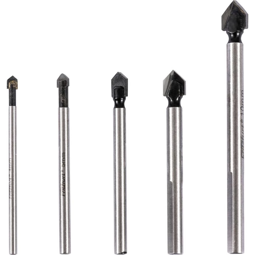 FRITZFURT 1171-3105 konično glodalo-komplet 5-dijelni 4 mm, 5 mm, 6 mm, 8 mm, 10 mm Ukupna dužina 120 mm 1 Set slika