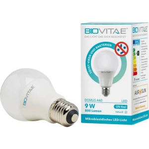 BIOVITAE 4251897400121 LED Energetska učinkovitost 2021 F (A - G) E27  9 W = 60 W neutralna bijela (Ø x D) 60 mm x 113 mm  1 St. slika